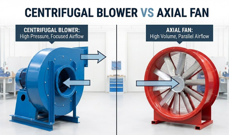 Centrifugal Blower vs Axial Fan